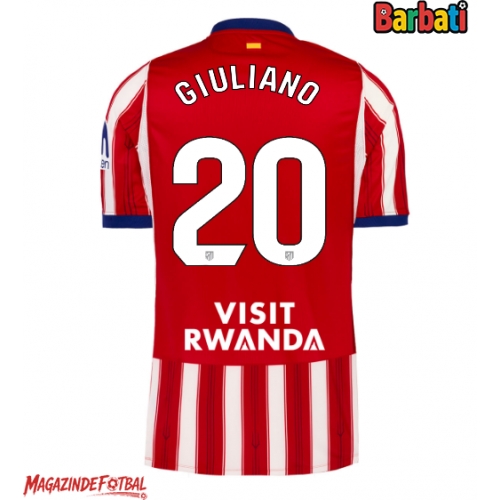 Atletico Madrid Giuliano Simeone #20 Tricou Fotbal Replică 2026-27 Barbati Acasa Atletico Madrid Giuliano Simeone #20 Tricou Fotbal Replică 2026-27 Barbati Acasa